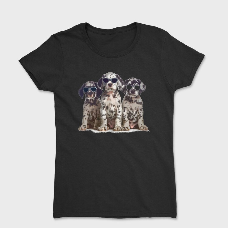 Dalmatas With Sunglasses, Tricou Femei