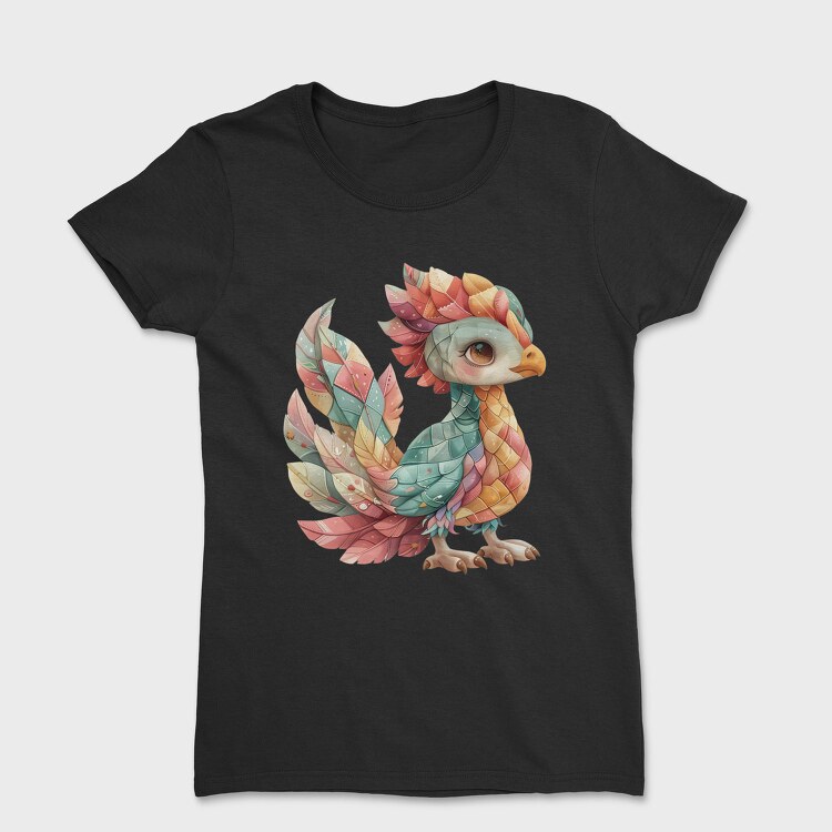 Patchwork Dragon Feathers, Tricou Femei