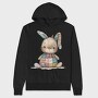 Patchwork Bunny Clipart, Hanorac Oversize Barbati (Unisex)