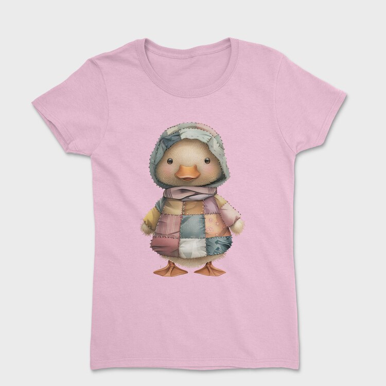 Patchwork Duck Clips, Tricou Femei