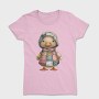 Patchwork Duck Clips, Tricou Femei