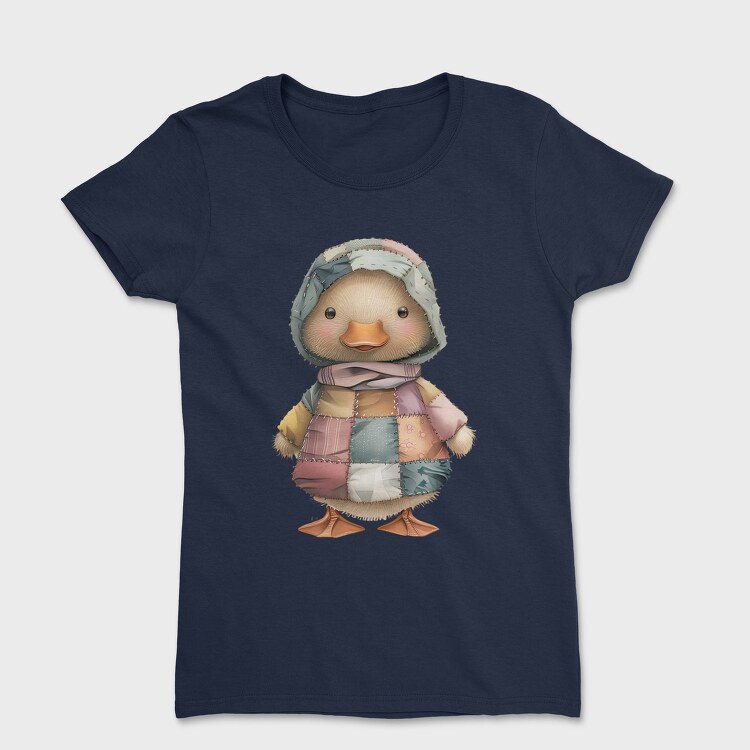 Patchwork Duck Clips, Tricou Femei