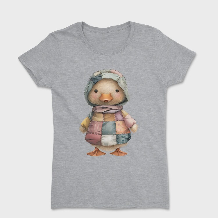 Patchwork Duck Clips, Tricou Femei