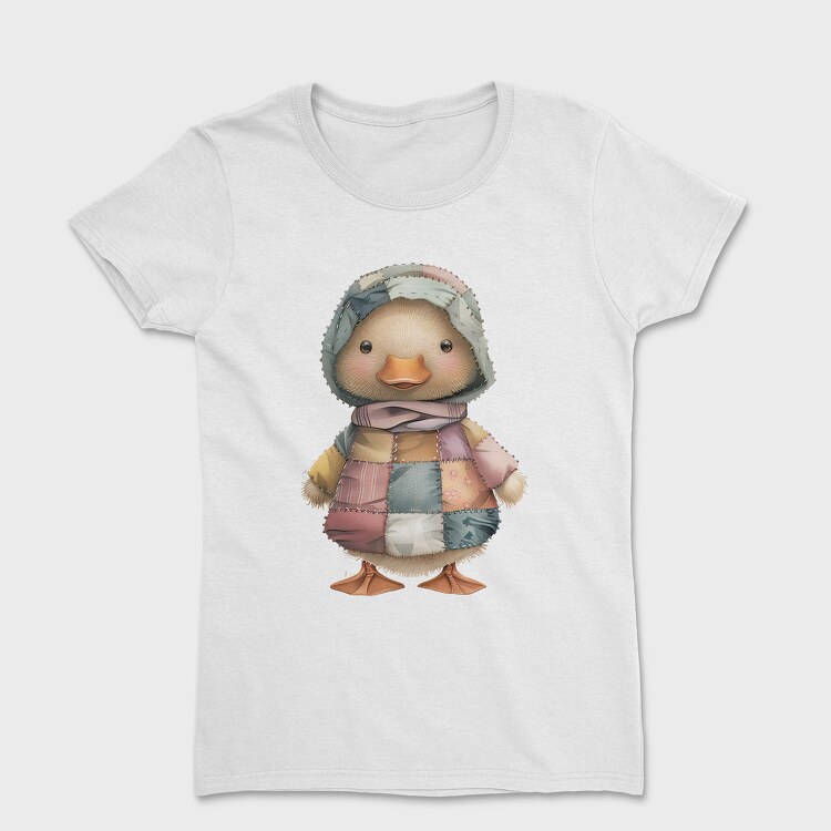 Patchwork Duck Clips, Tricou Femei
