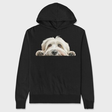 Peeking Dog Breed, Hanorac Oversize Barbati (Unisex)