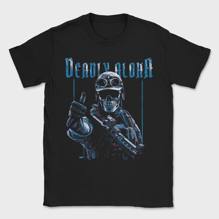 Deadly Aloha, Tricou Barbati (Unisex)