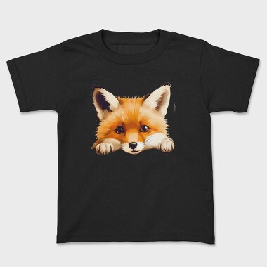 Peeking Fox Face, Tricou Copii