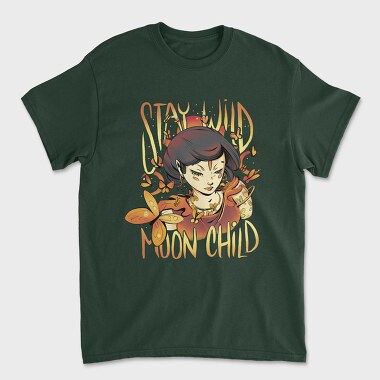 Magical Woman With Butterflies Moon Child, Tricou Barbati (Unisex)