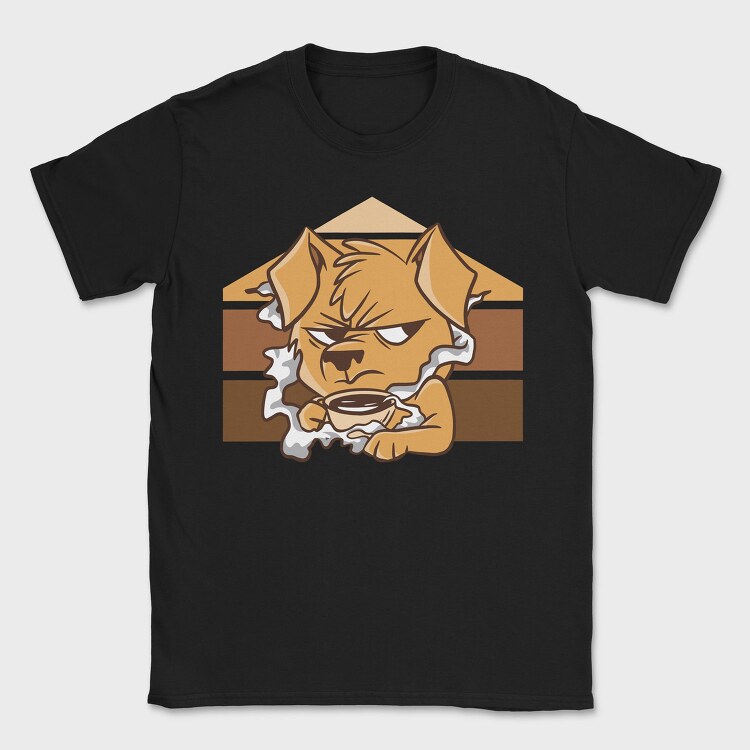 Dark Coffee Darker Soul Dog, Tricou Barbati (Unisex)
