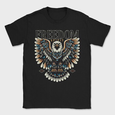 Majestic Eagle Native Freedom, Tricou Barbati (Unisex)