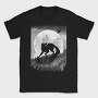 Dark Animals Wolf Silhouette, Tricou Barbati (Unisex)