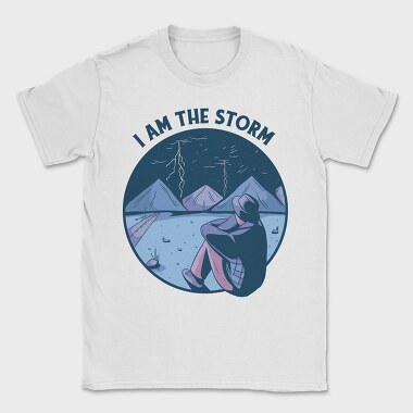 Man In Storm Nature I Am The Storm, Tricou Barbati (Unisex)