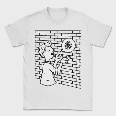Man Talking To Wall, Tricou Barbati (Unisex)