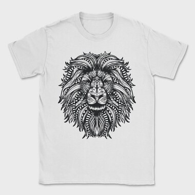 Mandala Lion Leon 001, Tricou Barbati (Unisex)