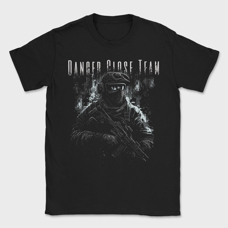 Danger Close Team, Tricou Barbati (Unisex)