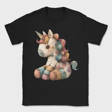 Patchwork Unicorn Moonlight, Tricou Barbati (Unisex)