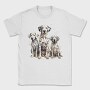 Dalmatian Family, Tricou Barbati (Unisex)
