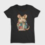 Patchwork Mouse Jacket, Tricou Femei