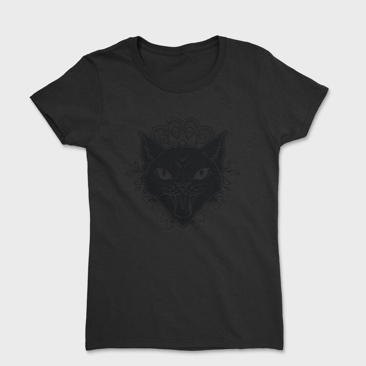 Mandala Cat Tattoo, Tricou Femei