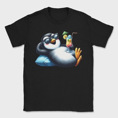 Penguin Sunglasses Cocktail, Tricou Barbati (Unisex)