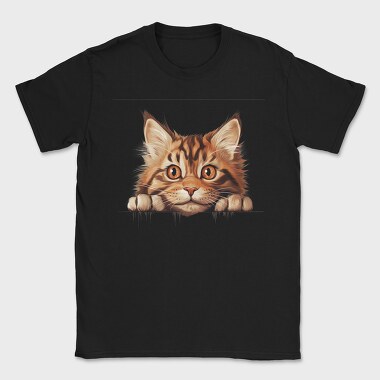 Peeping Maine Coon, Tricou Barbati (Unisex)