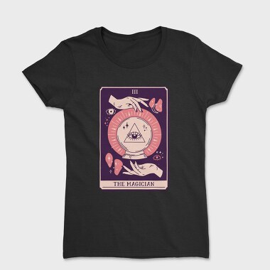 Magician Mystical Tarot Card The Magician 03, Tricou Femei