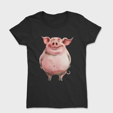 Pig Smiling Face, Tricou Femei