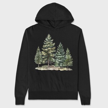 Pine Forest Nest, Hanorac Oversize Barbati (Unisex)