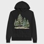 Pine Forest Nest, Hanorac Oversize Barbati (Unisex)