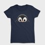 Peeping Penguin Face, Tricou Femei