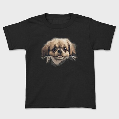 Pekingese Peeking, Tricou Copii