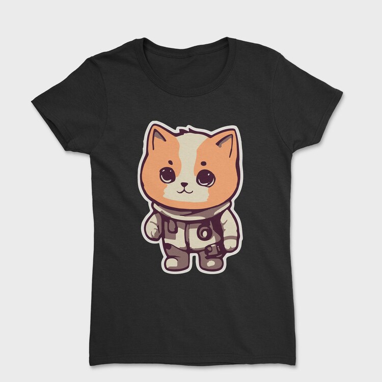 Cute Little Cat, Tricou Femei