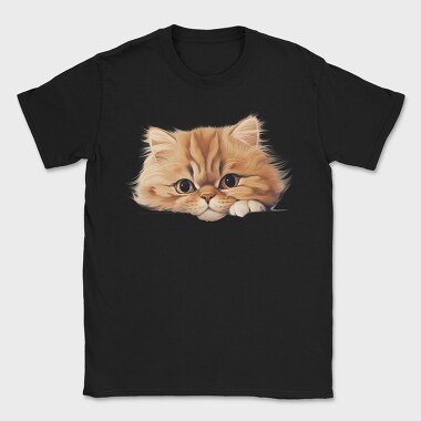 Peeping Persian Cat, Tricou Barbati (Unisex)