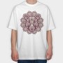 Mandala Jaguar, Tricou Oversize Barbati (Unisex)
