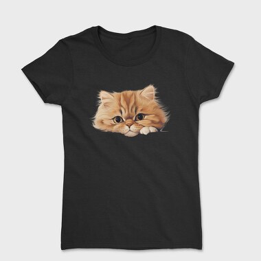 Peeping Persian Cat, Tricou Femei