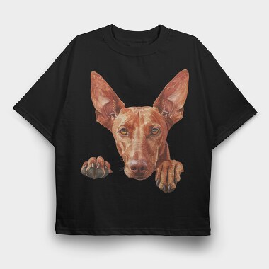Pharaoh Hound Lover, Tricou Oversize Barbati (Unisex)