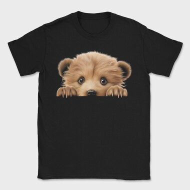 Peeping Puppy Face, Tricou Barbati (Unisex)