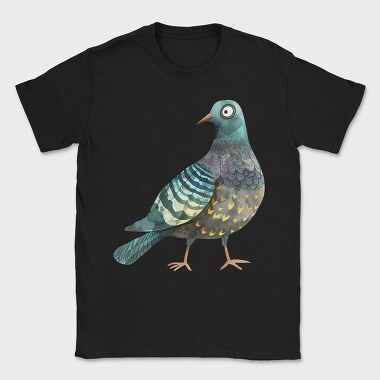 Pigeon Feathers Art, Tricou Barbati (Unisex)