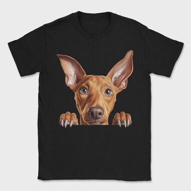 Pharaoh Hound Peeking, Tricou Barbati (Unisex)