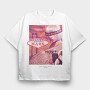 Mars Planet Psychedelic, Tricou Oversize Barbati (Unisex)