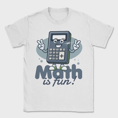 Math Is Fun Calculator Tote, Tricou Barbati (Unisex)