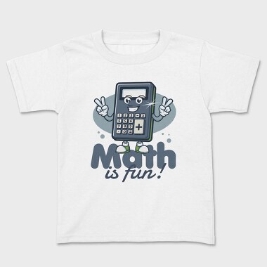 Math Is Fun Calculator Tote, Tricou Copii