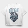 Mechanical Heart Anatomy Real Heart, Tricou Oversize Barbati (Unisex)