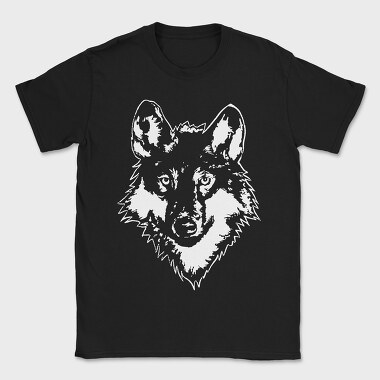 Wolf Wild Animal Head, Tricou Barbati (Unisex)