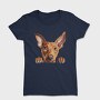 Pharaoh Hound Peeking, Tricou Femei