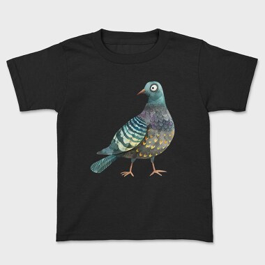 Pigeon Feathers Art, Tricou Copii