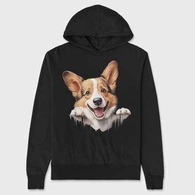 Pembroke Welsh Corgi, Hanorac Oversize Barbati (Unisex)
