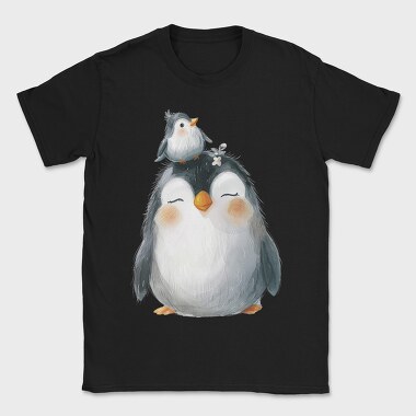 Penguin Bird Stack, Tricou Barbati (Unisex)
