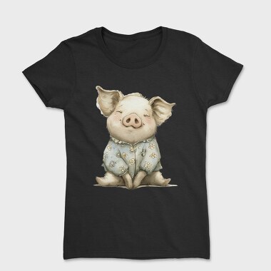 Piggie Floral Cutie, Tricou Femei