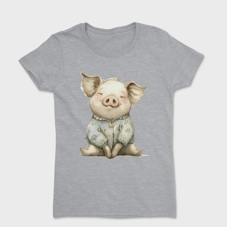 Piggie Floral Cutie, Tricou Femei